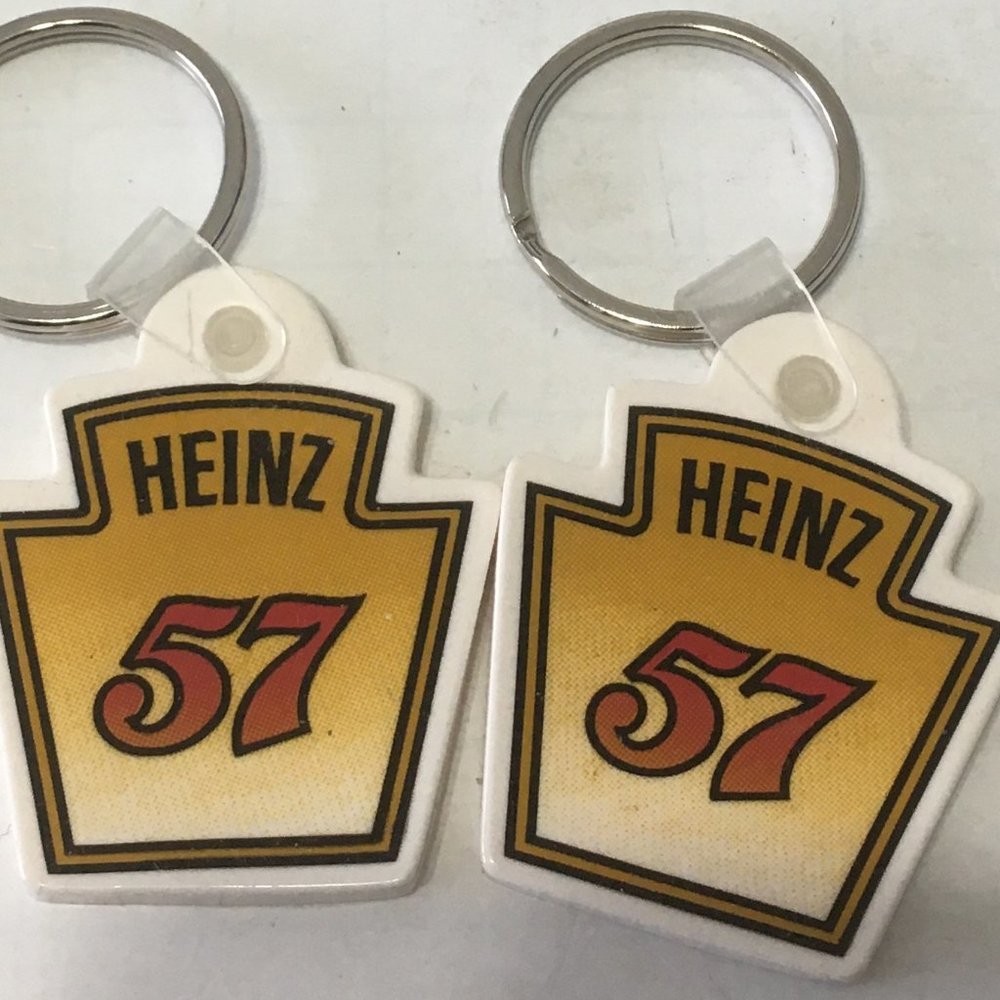 Heinz 57 key rings keychain holders collectible promotional advertising item